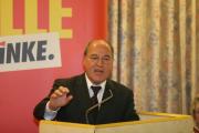 Gregor Gysi auf Wahlkampftour: „Wenn Du eine Gesellschaft verändern willst, musst Du den Zeitgeist verändern.“ Foto: Staudinger