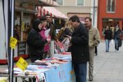 Infostand der BI Asyl. Foto: Staudinger