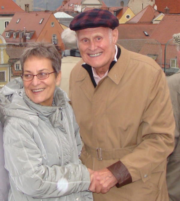 Viktor Pisk und Luise Gutmann von der VVN. 