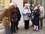 Die jüngste im Empfangskomitee: Die 13jährige Janine Breedlove bei der Stadtführung.