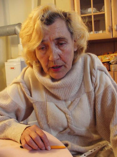 Iraida Gudkevič wurde 1944 zusammen mit ihrer Mutter nach Regensburg verschleppt. Fotos: Hana Pfalzova