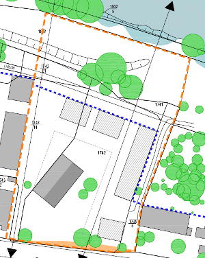 Der Plan, der den Stadträten im Juli 2009 im Stadtrat vorgestellt wurde.