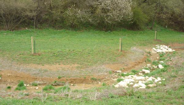 Schön gestaltet: Hochwasserschutz im Metzenbachtal.