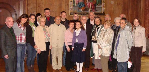 Treffen mit tschechischen Zwangsarbeiterinnen im Alten Rathaus