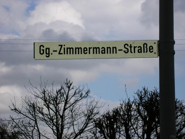 Eslarn ehrte den Missbrauchstäter Zimmermann mit einem Straßennamen. Foto: Werner