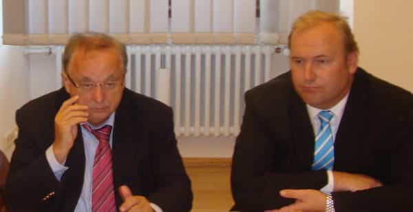 Wissen nichts über den Pachtvertrag oder die Verhandlungen: Norbert Hartl (l.) und Christian Schlegl. Hartl will jetzt im Koalitionsausschuss nachhaken. Foto: Archiv