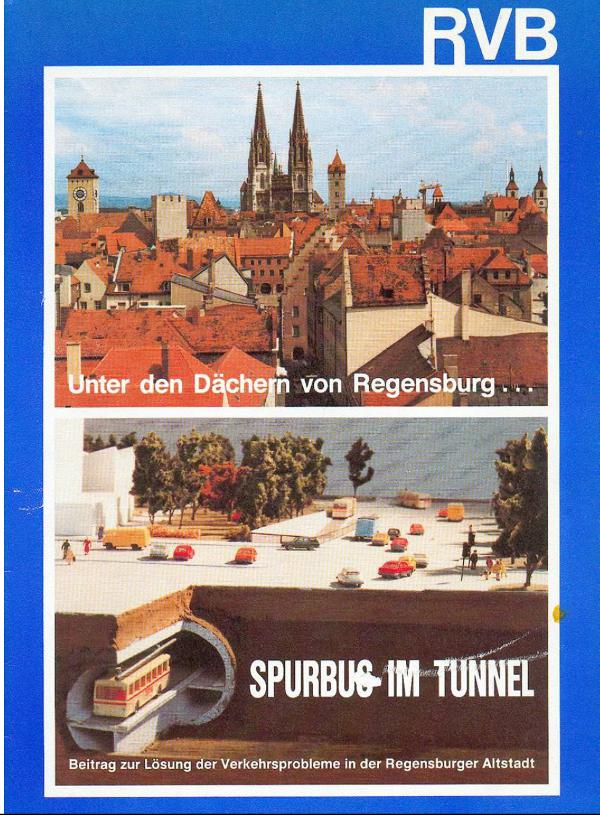 Visionäre Verkehrskonzepte gibt es nicht nur unter Christian Schlegl. Diese Broschüre stammt aus den 80ern.