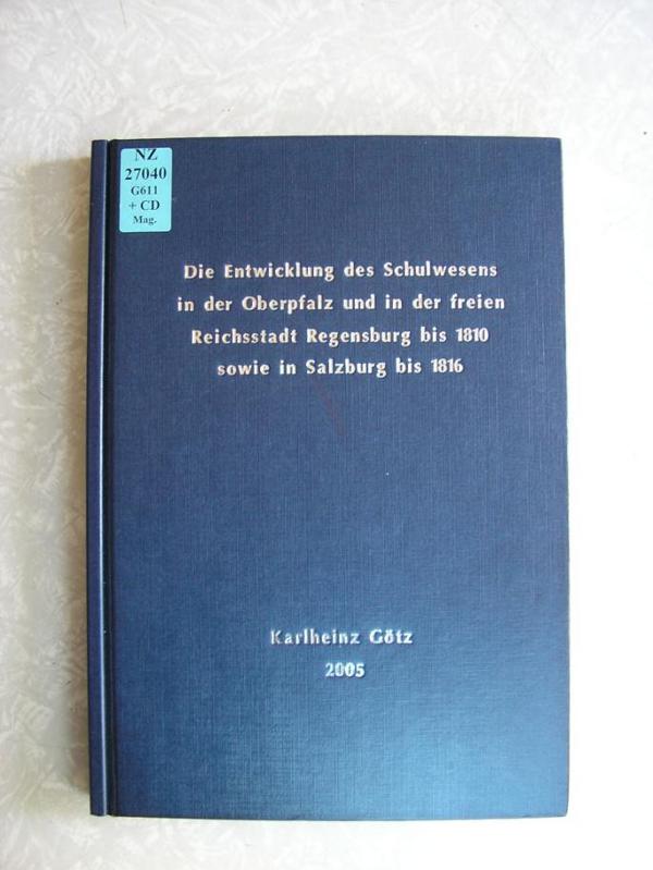 350 Seiten, schlichter Einband: Die Götz-Arbeit in der Staatlichen Bibliothek.