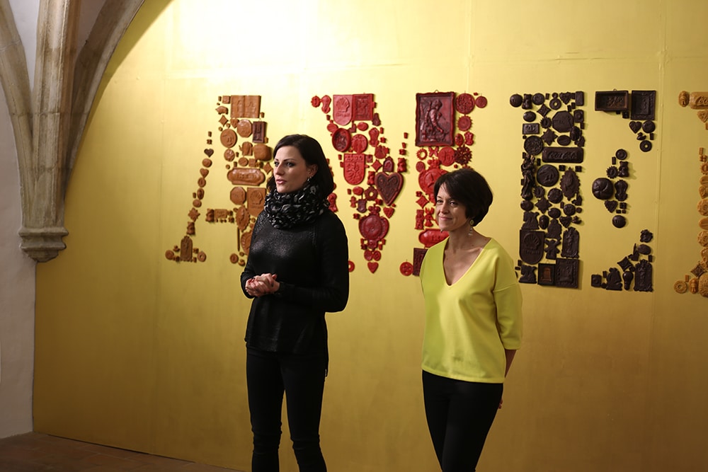 Susana Nevado (r.) arbeitete bereits zwischen 2012 und 2013 für sechs Monate mit lokalen Künstlern im Andreasstadel.