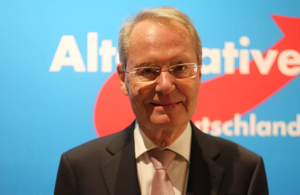 Hans-Olaf Henkel, ehemaliger BDI-Chef, heute stellvertretender Parteisprecher der AfD: "Ich komme mir vor wie ein Geisterfahrer." Foto: ld.