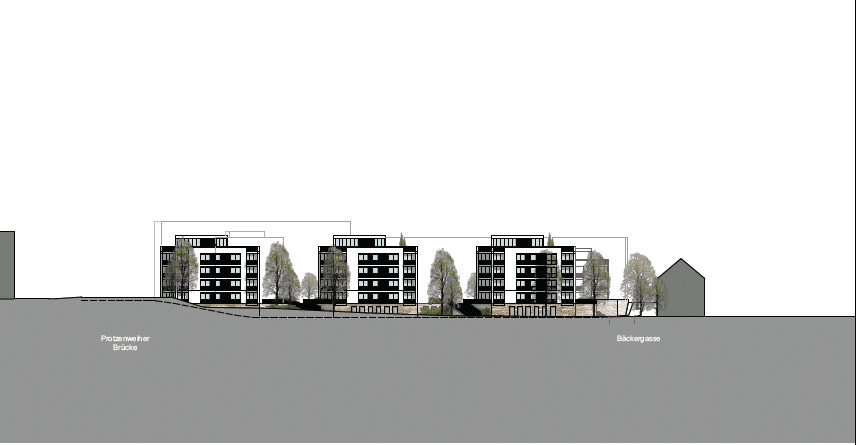 So soll es dort bald aussehen. Grafik: GHP Architekten