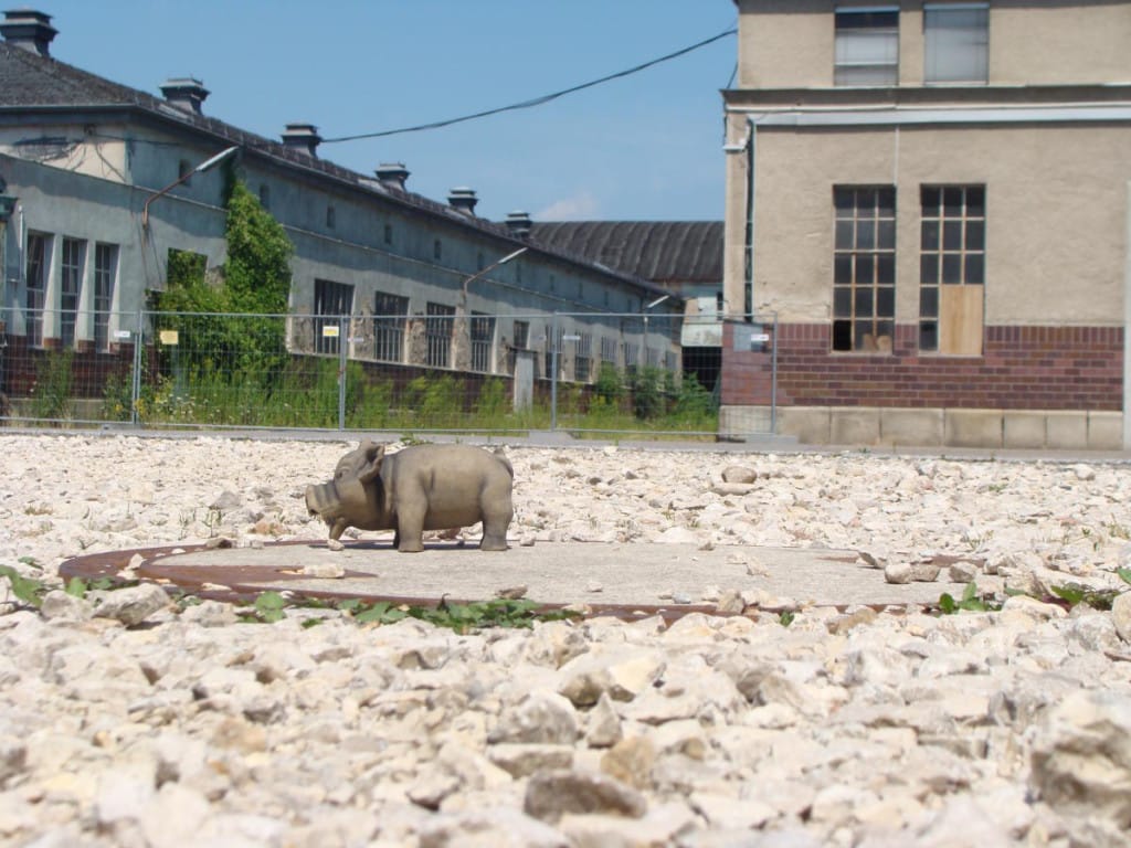 Schon der Verkauf war fragwürdig. Jetzt muss die Stadt wohl auch für die Altlastenentsorgung am Alten Schlachthof das Sparschwein schlachten. Foto: Archiv/ Riechers