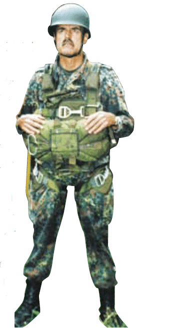 Ein Bild aus Schaidingers Soldaten-Tagen. Wegen seiner Leidenschaft fürs Fallschirmspringen war er bei den US-Streitkräften als "Chute Joe" bekannt.