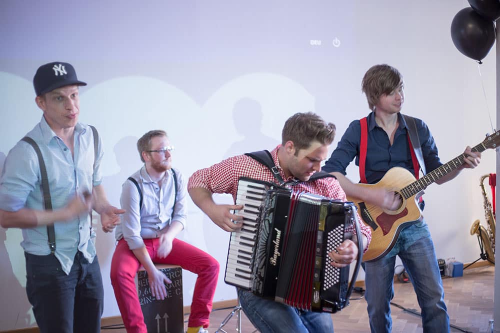 Die Band Almost Heart-Chor sorgte für die musikalische Untermalung.