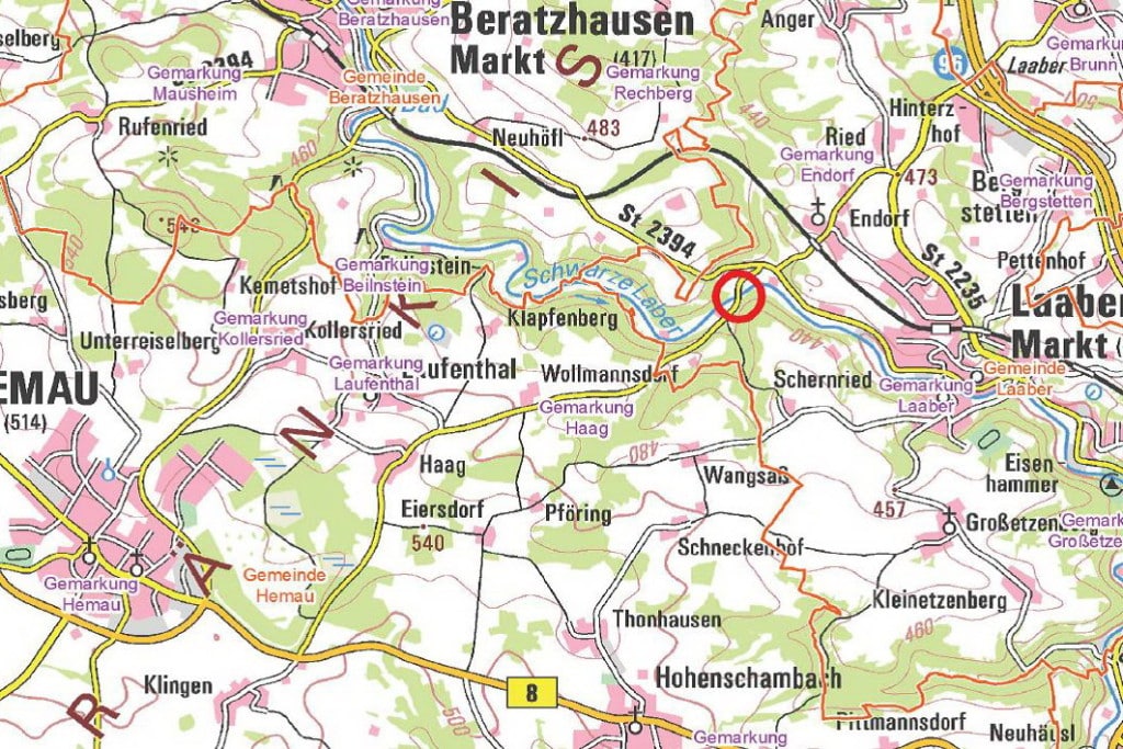 Karte: Landkreis Regensburg