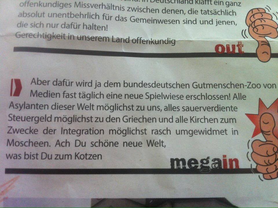 Mal eben ein bisschen hetzen: die neue Ausgabe der Stadtzeitung.