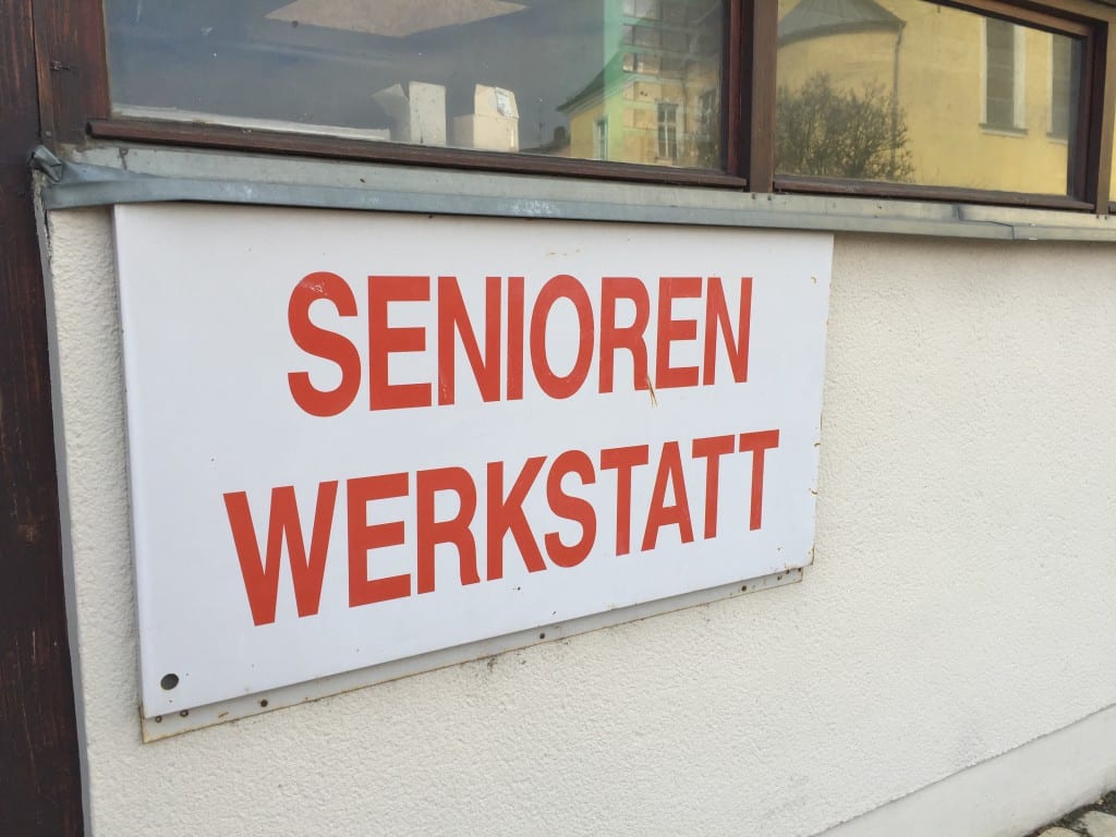 Seit Ende der 80er Jahre gibt es die Seniorenwerkstatt in der Altstadt. 