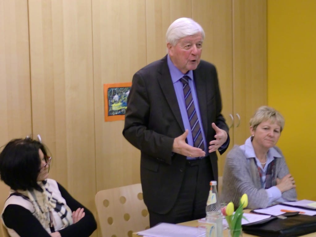 Doris Schiller, Prof. Hans Maier, Maria Eichhorn. Foto: DONUM VITAE