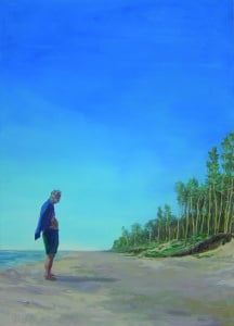 the shore 2016 Oel auf Leinwand 130x90 cm