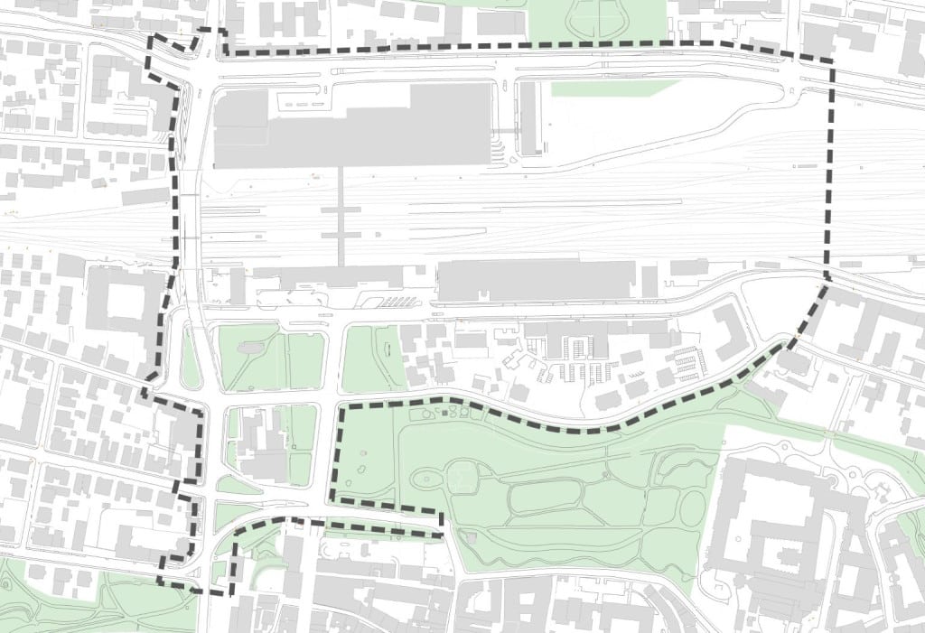 Viele weiße Flecken: der Planungsumgriff fürs "Jahrhundertprojekt". Plan: Stadt Regensburg