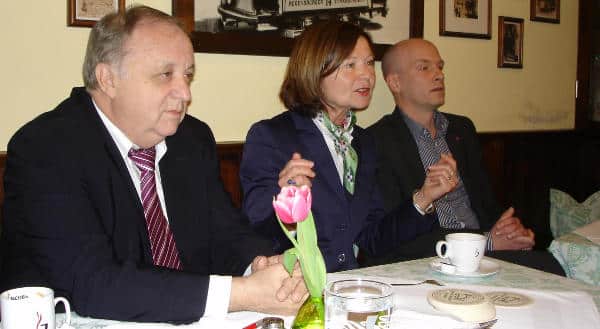 Jahrelang das Führungstrio der Regensburger SPD: Norbert Hartl, Margit Wild, Joachim Wolbergs. Foto: Archiv