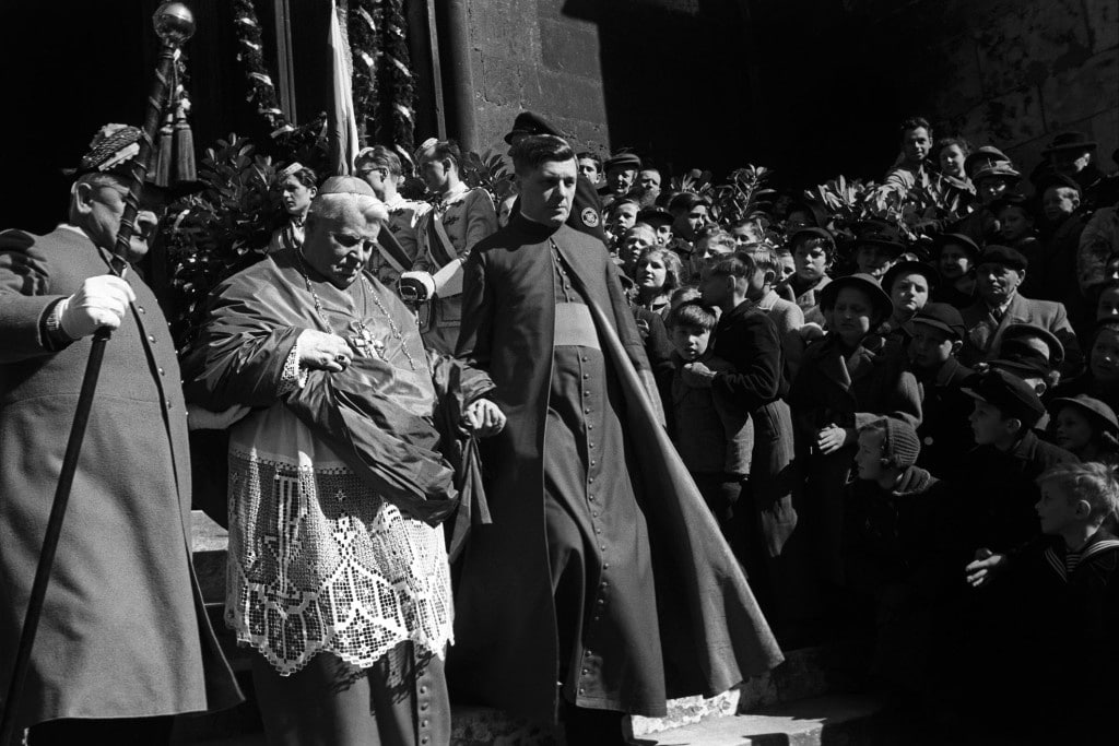 Michael Buchberger bei der Feier seines 35jährigen Bischofsjubiläums 1953. Foto: Stadt Regensburg