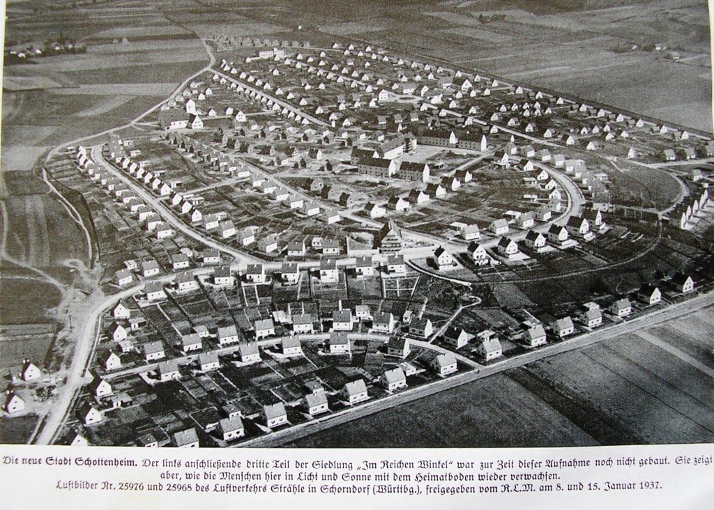 Vorzeigeprojekt des NS-Regimes: die Schottenheim-Siedlung 1936. Foto: privat