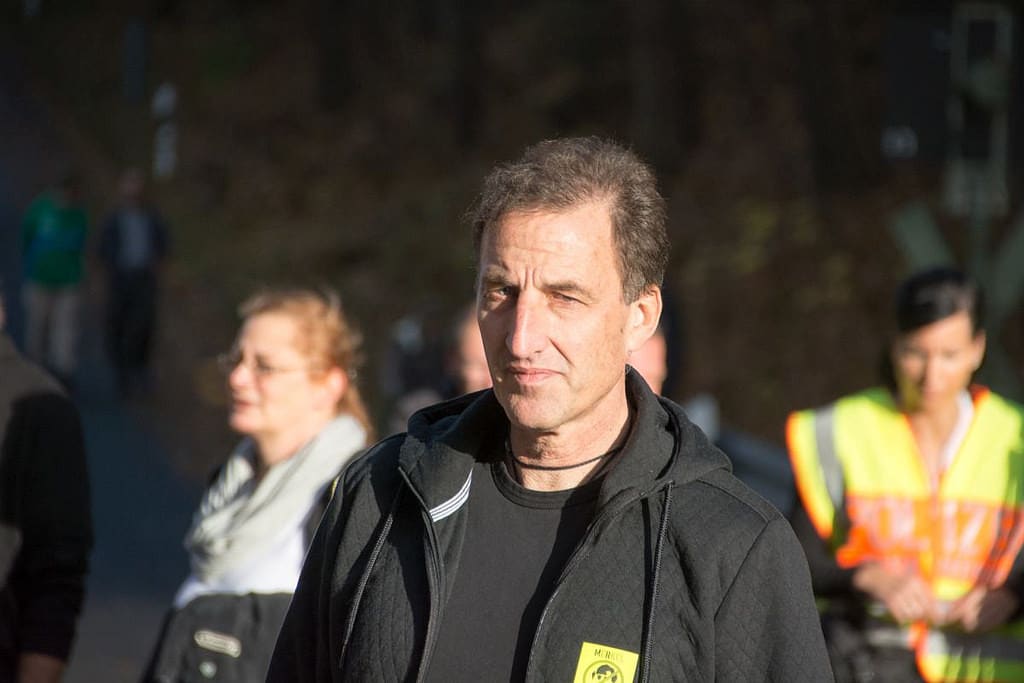 Heinz Meyer, Wortführer von Pegida München. Foto: Witzgall