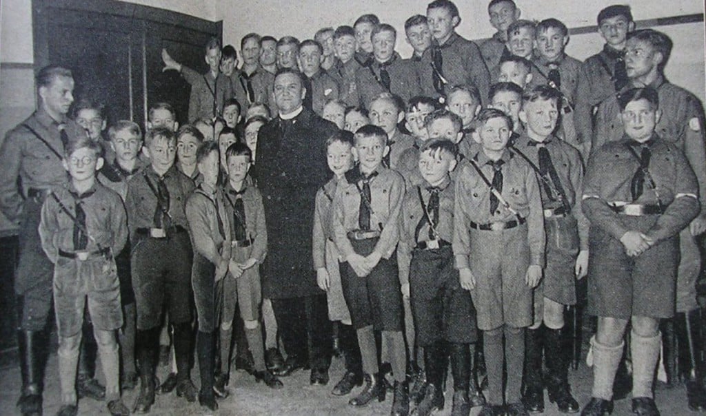 Theobald Schrems und die "Domchor-HJ" in der Berliner Akademie November 1933. Foto: Privat