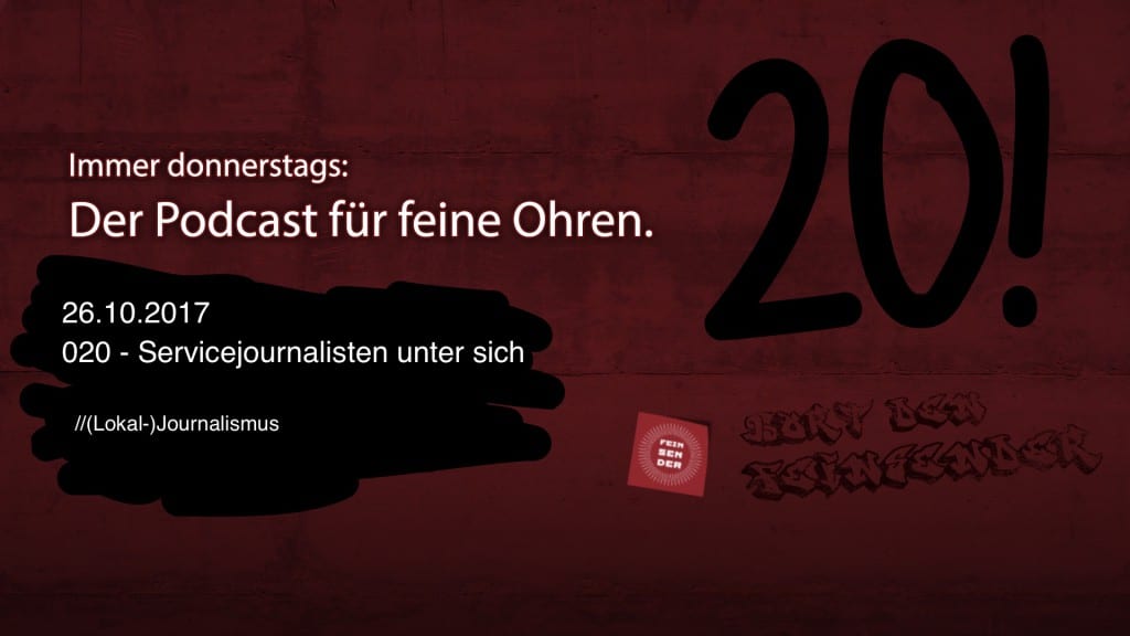 Der Feinsender, 020 - Servicejournalisten unter sich. Bild: ld/om.