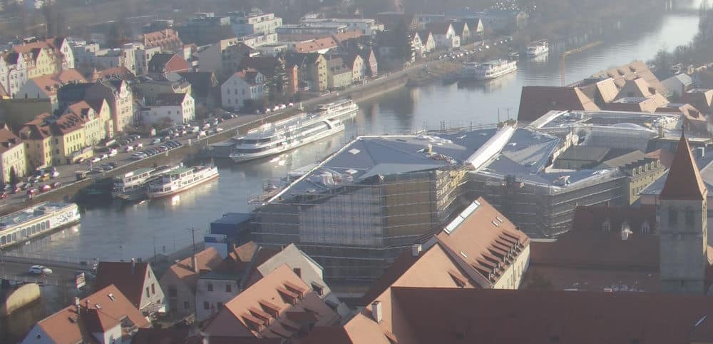 Eine Perspektive, die der Durchschnitts-Regensburger eher selten zu sehen bekommt: das Museum der Bayerischen Geschichte von oben. Foto: Staatliches Bauamt Regensburg